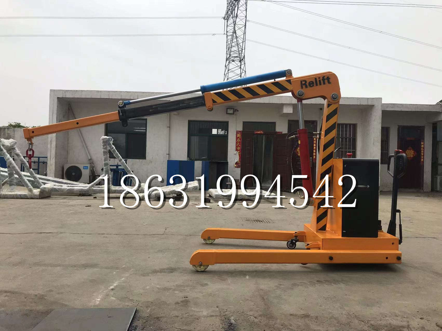 花坛乡久征定做3吨三轮随车吊 农用园林绿化移树吊 平板工程用小吊机